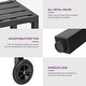 preview thumbnail 11 of 12, Moasis Patio Metal Counter Table Bar Table with Wheels (Table Only)