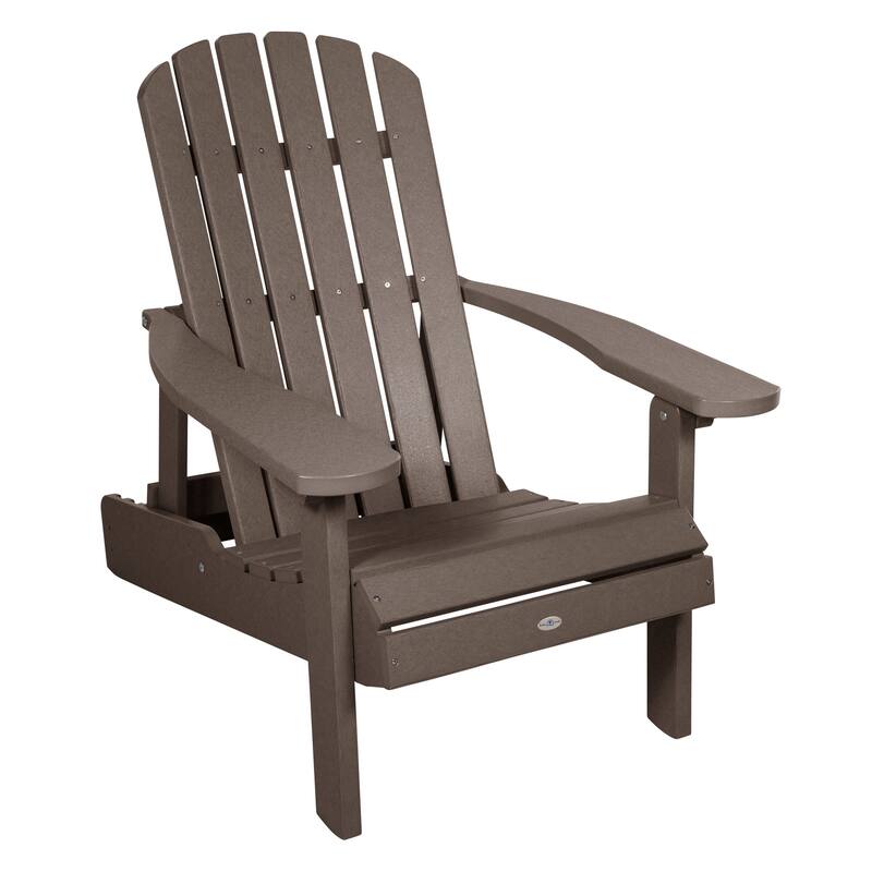 BAHIA VERDE OUTDOORS Cape Folding and Reclining Adirondack Chair - Mangrove Brown