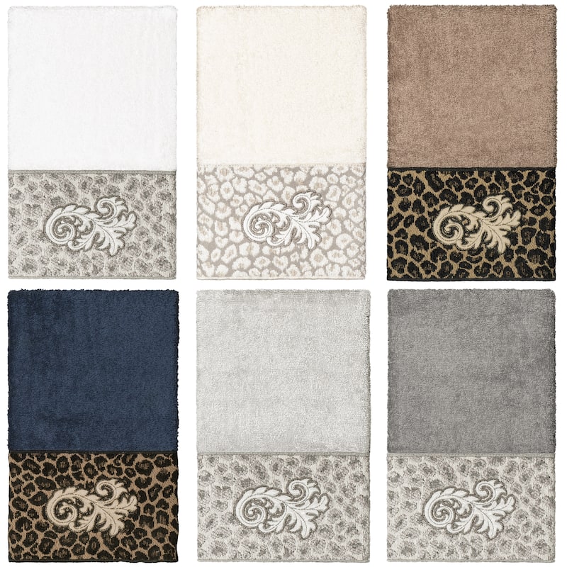 Authentic Hotel and Spa 100% Turkish Cotton April Embellished Hand Towel