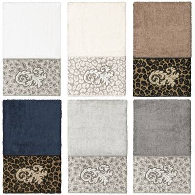 Authentic Hotel and Spa 100% Turkish Cotton April Embellished Hand Towel
