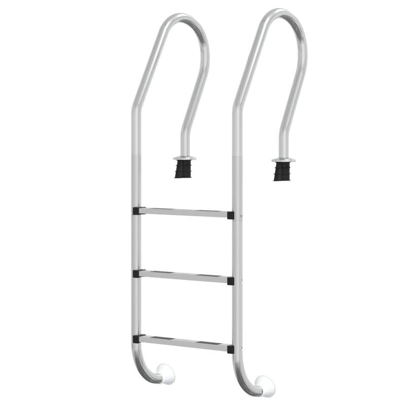 vidaXL Pool Ladder Silver 304 Stainless Steel Standard/Medium/Large