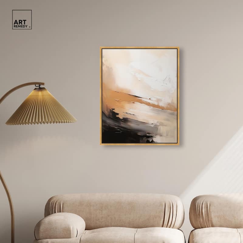 Baked Clay III Canvas by Art Remedy