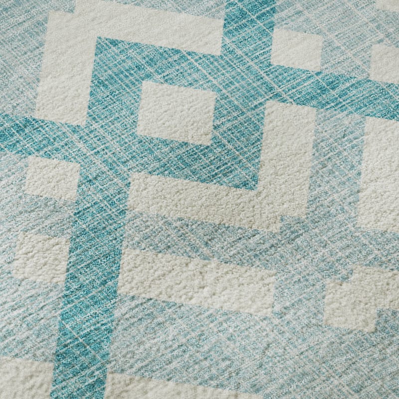 Premium Washable Super Soft Contemporary Geo Mayfield Rug