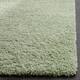 SAFAVIEH Laguna Shag Verdiana Solid Color 2-inch Thick Shag Rug