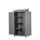 Outdoor Storage Cabinet And Metal Top - Bed Bath & Beyond - 39835619