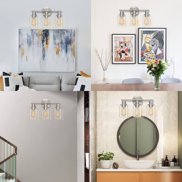 3 Light Vanity Light Bathroom Light Fixtures Wall Sconces