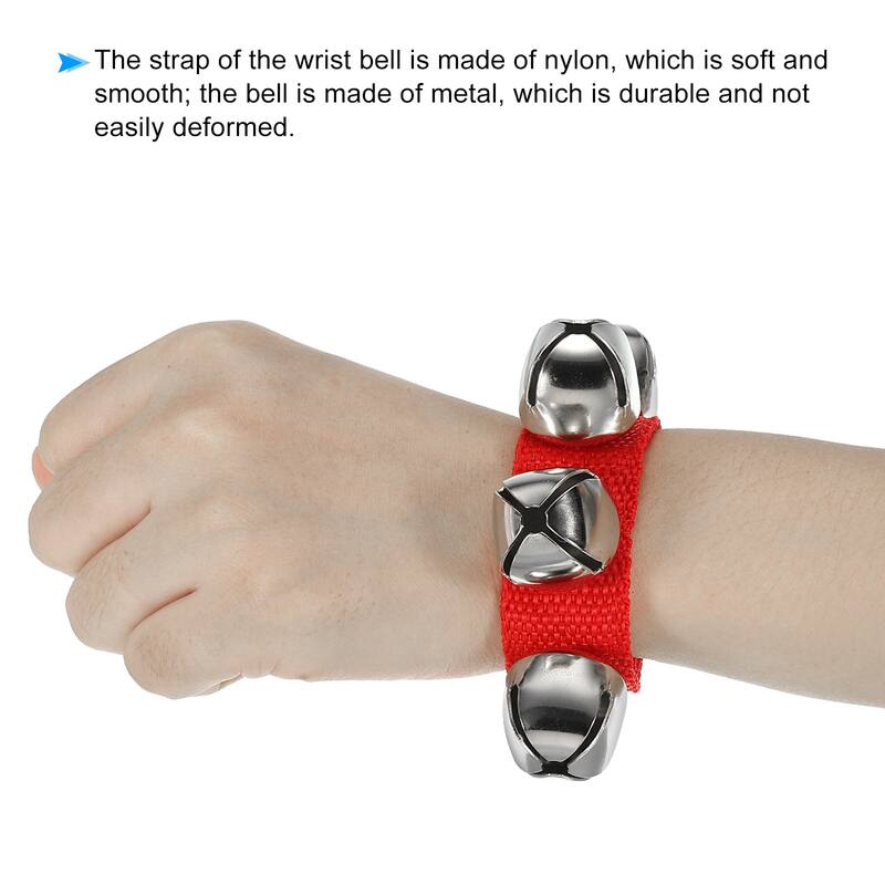 2pcs Wrist Bells, Jingle Bells Ankle Percussion Instruments