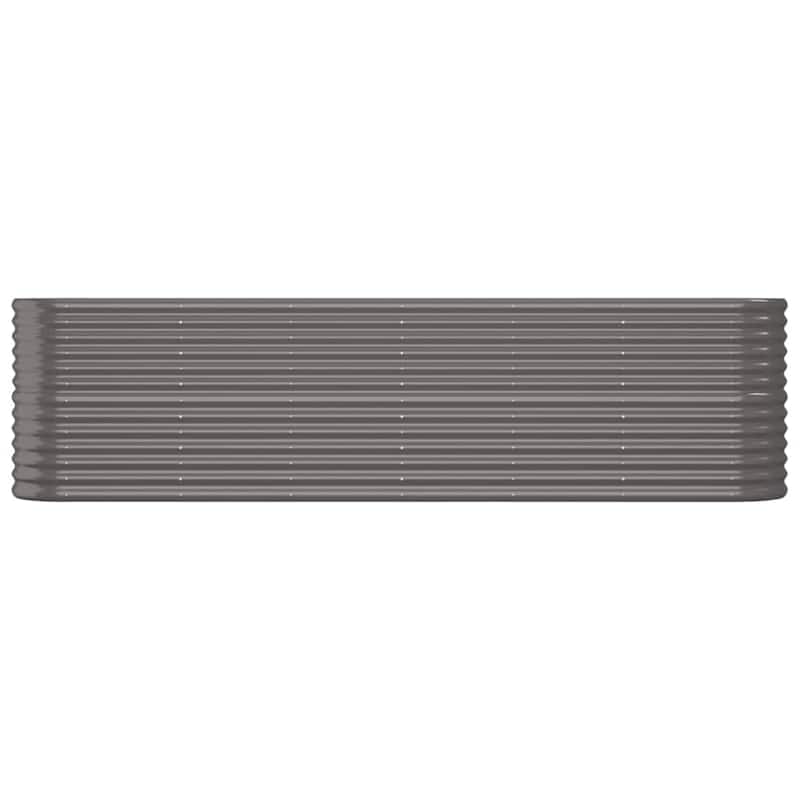 vidaXL Garden Raised Bed Patio Outdoor Raised Planter Box Powder-coated Steel