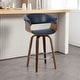 preview thumbnail 41 of 186, 26"/29" Faux Leather Swivel Bar Stools, Wood Counter Stool