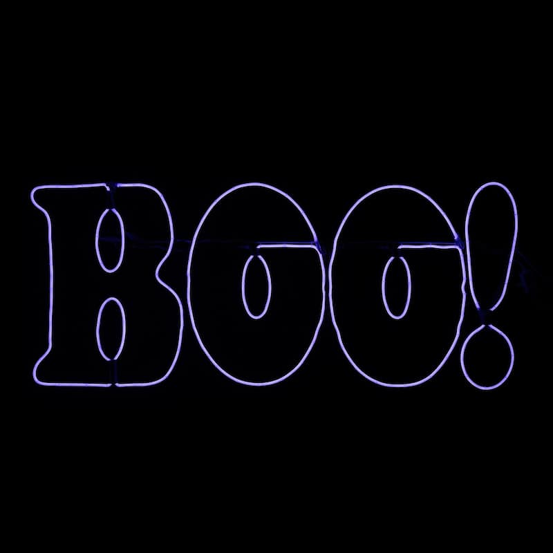 Litelines Boo sign