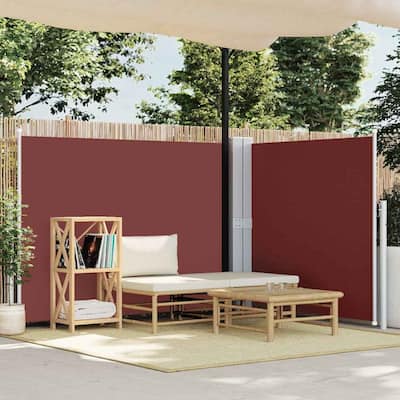 vidaXL Retractable Side Awning Folding Privacy Screen Outdoor Divider Wall