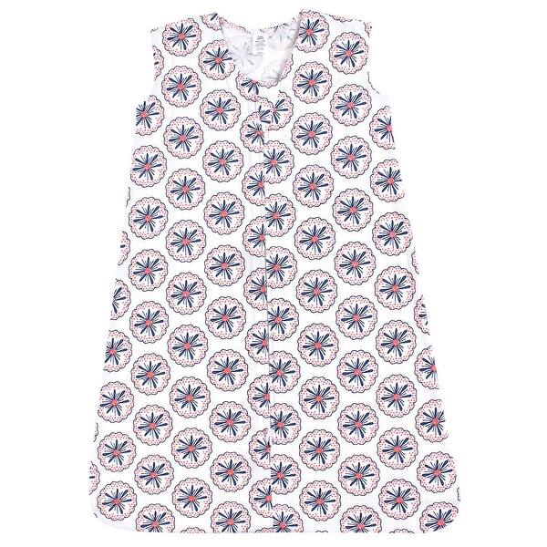 slide 1 of 1, Yoga Sprout Baby Girl Sleeveless Jersey Cotton Sleeping Bag, Sack, Blanket, Bloom 12-18 Months - Bloom