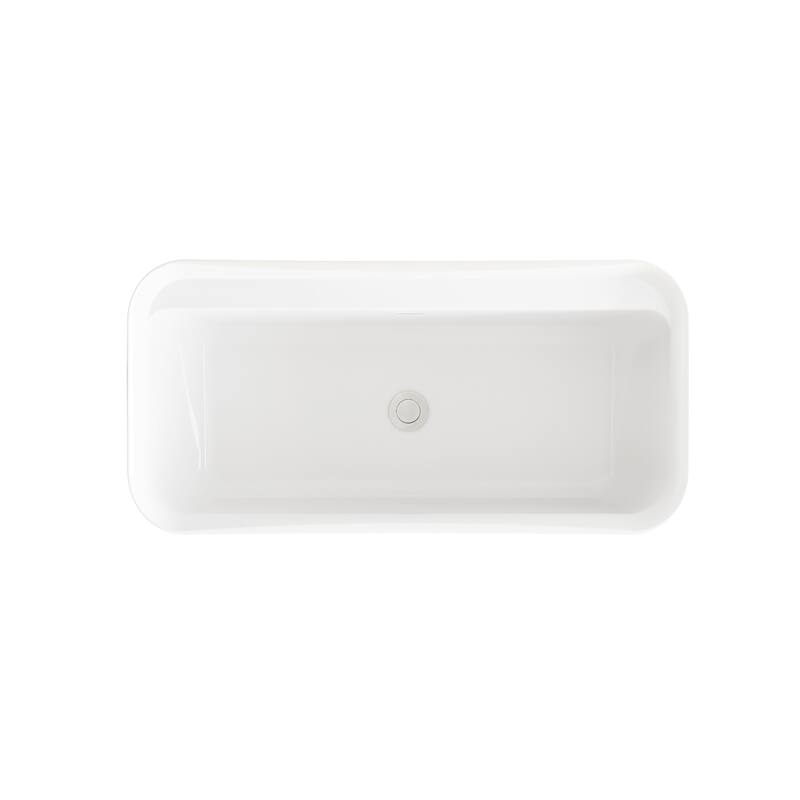 Haley Soaking Bathtub in Glossy White