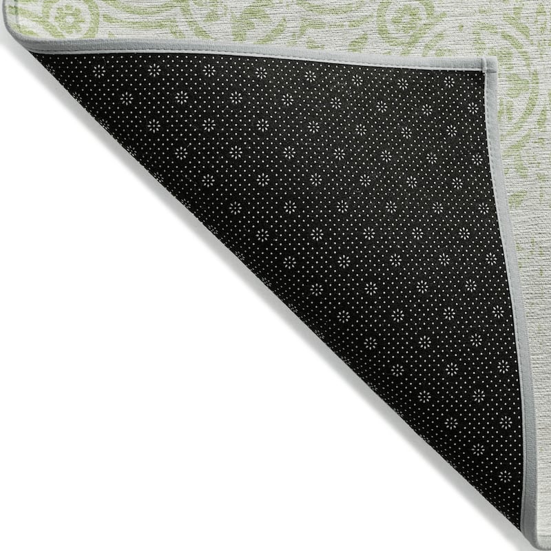 HomeRoots Medallion Transitional Rectangle Outdoor Rug