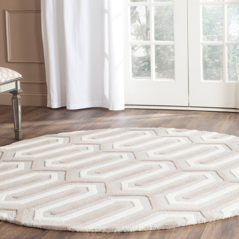 SAFAVIEH, Handmade Cambridge Faiza Modern Moroccan Wool Rug