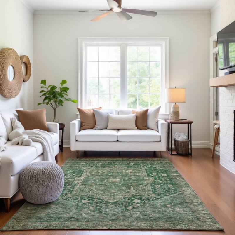 Premium Washable Super Soft Vintage Traditional Mayfield Rug