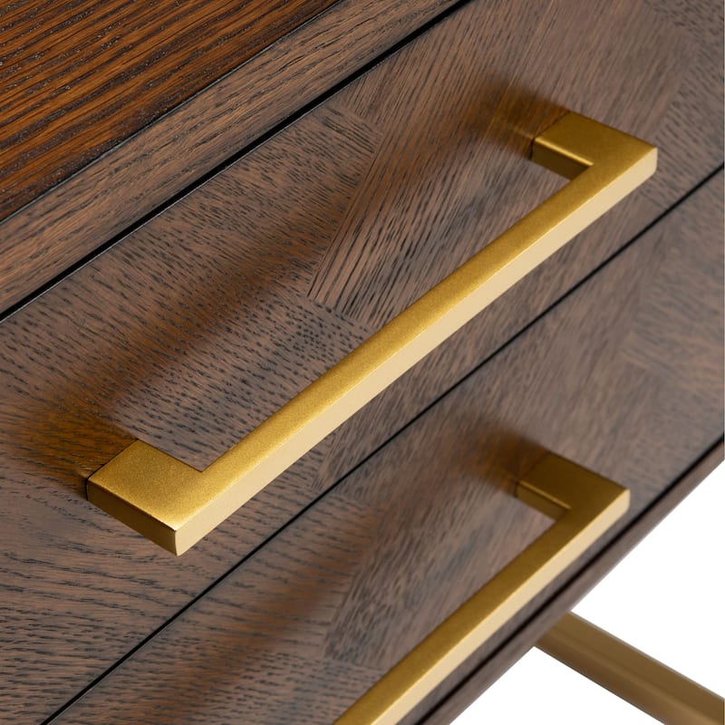 SAFAVIEH Georgiann Oak Brown Nightstand