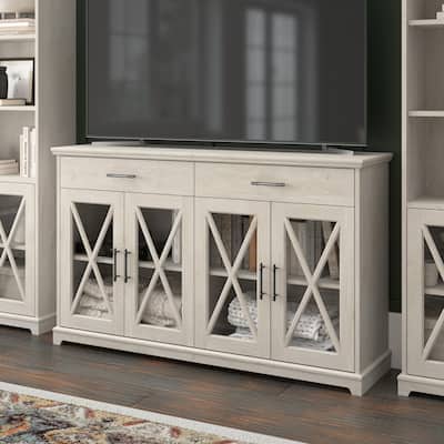 Lennox 60W Farmhouse TV Stand for 75 Inch TV by Bush Furniture
