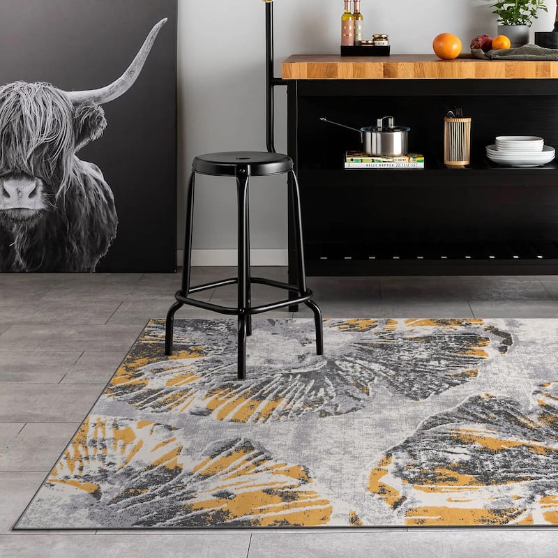 World Rug Gallery Contemporary Floral Area Rug