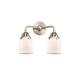 Option Matte White / Brushed Satin Nickel