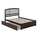 preview thumbnail 47 of 84, Richmond Solid Wood Platform Bed with Footboard & Twin XL Trundle