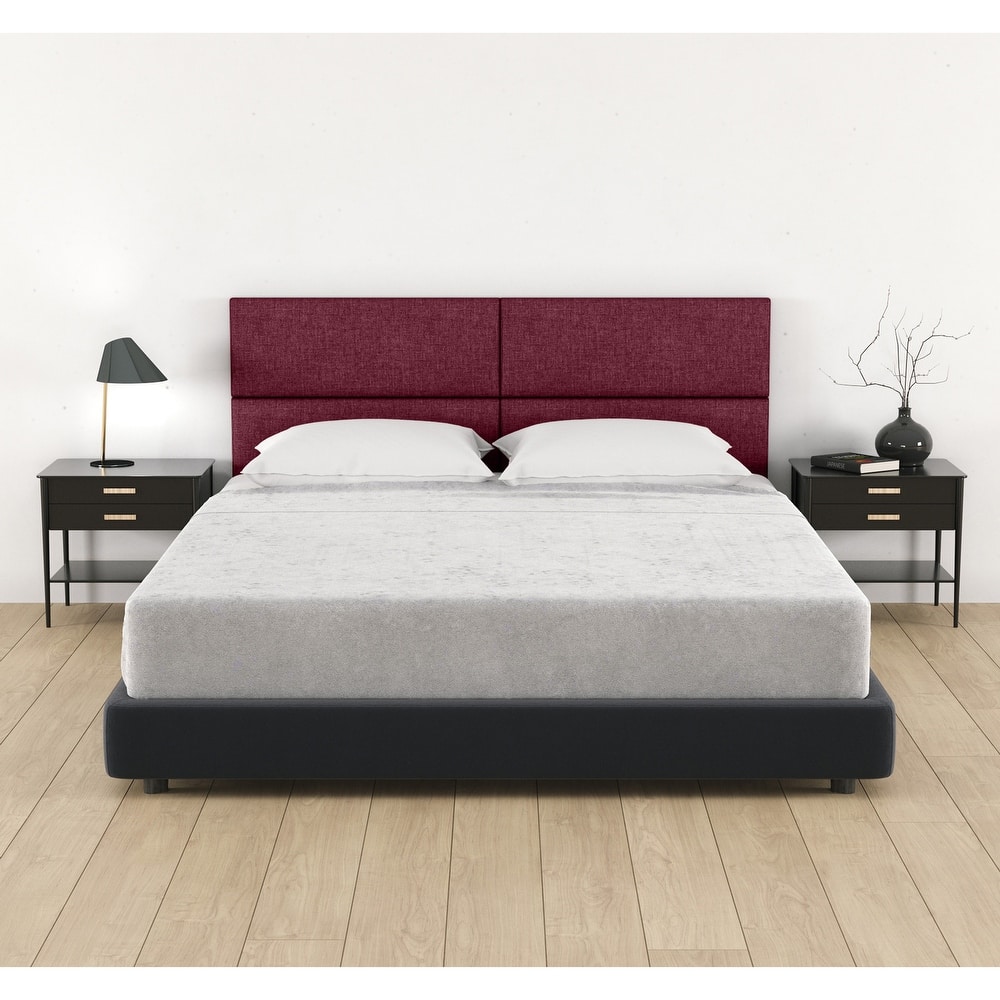 Jaxx Panelist Modern Padded Headboard - Set of 4 Wall Mounted Panels