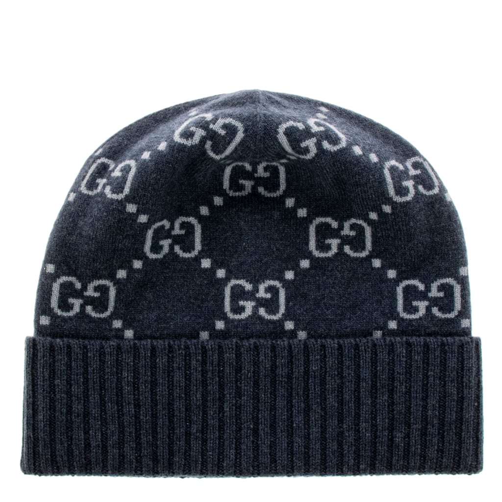 Gucci GG Cashmere Jacquard Hat