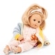 preview thumbnail 1 of 3, Gotz: Cosy Aquini: Pastel - 13" Bath Baby Doll, Summer Flower Sweater Outfit Toy