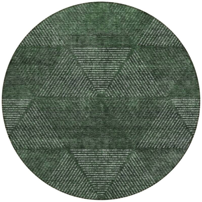 HomeRoots Geometric Transitional Rectangle Outdoor Rug