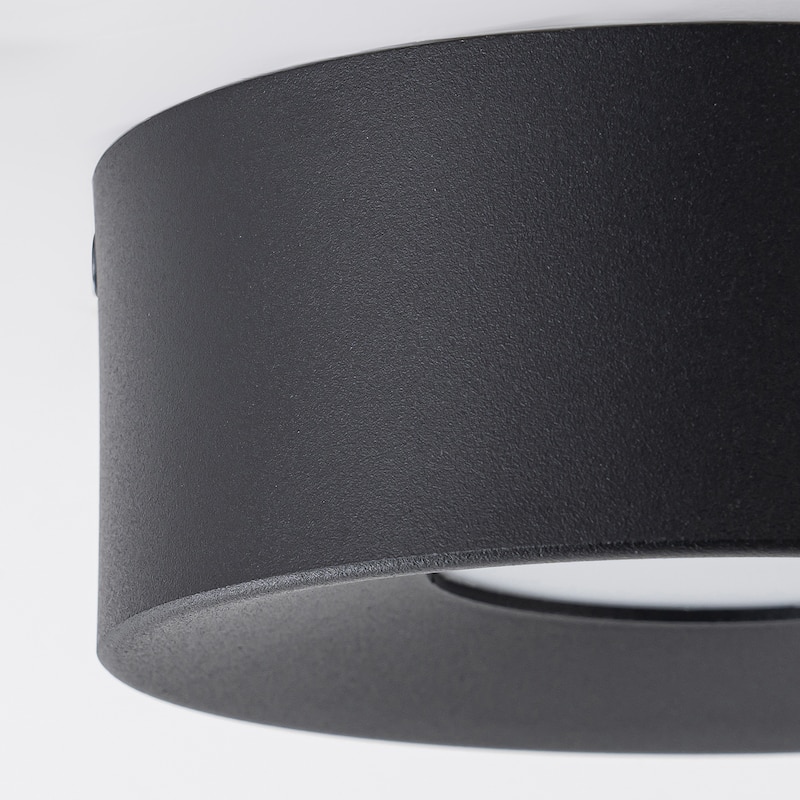 Modern 1-Light Round LED Outdoor/Indoor Ceiling Light with 3000K Warm White for Hallway / Corridor - W5" x H2"