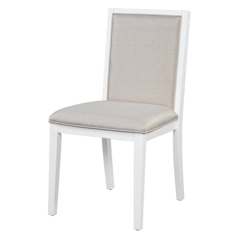 5-Piece Extendable Dining Table Set with 4 Upholstered Chairs by Harper&Bright Designs