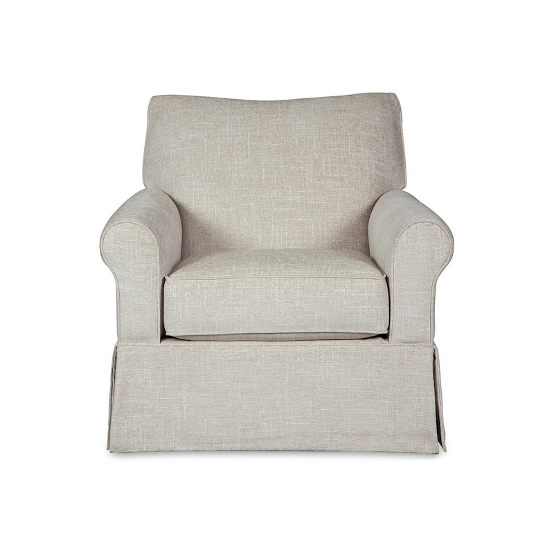 Searcy Swivel Glider Accent Chair - Cream