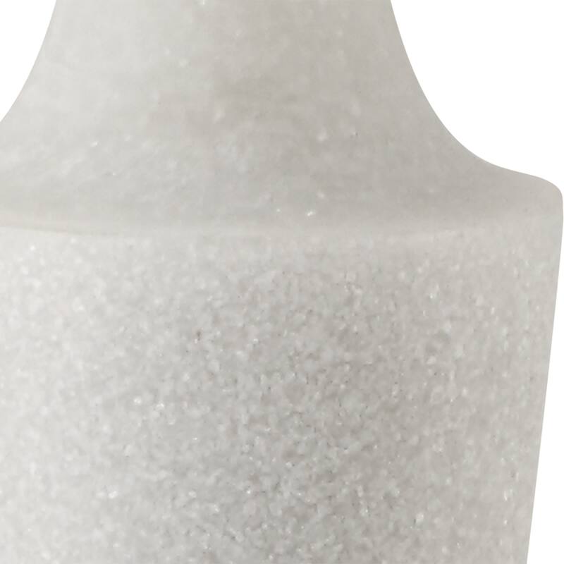 Stone Base Floor Lamp with Tapered Shade - 69" - Brass Plated Finish