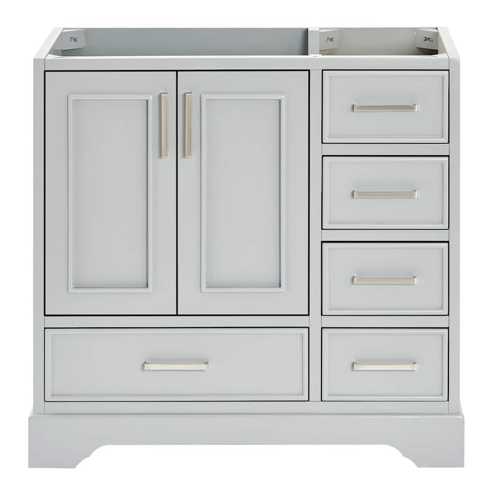 Ariel M036S-L-BC Stafford 37" Single Free Standing Vanity Cabinet Only