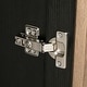 preview thumbnail 12 of 11, Arched Desgin Armoire with 2 Storage Drawers Wardrobe Closet