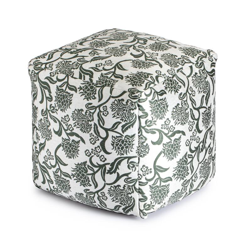 Jani Chamonix Indoor/Outdoor 18" x 18" Square Pouf Ottoman