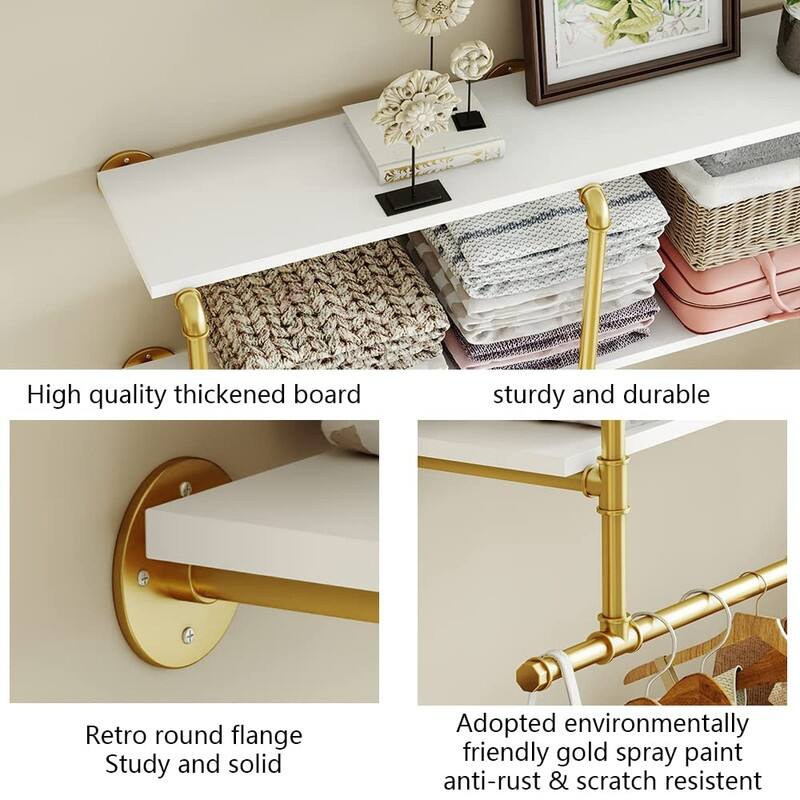Wall Mounted Clothes Rack