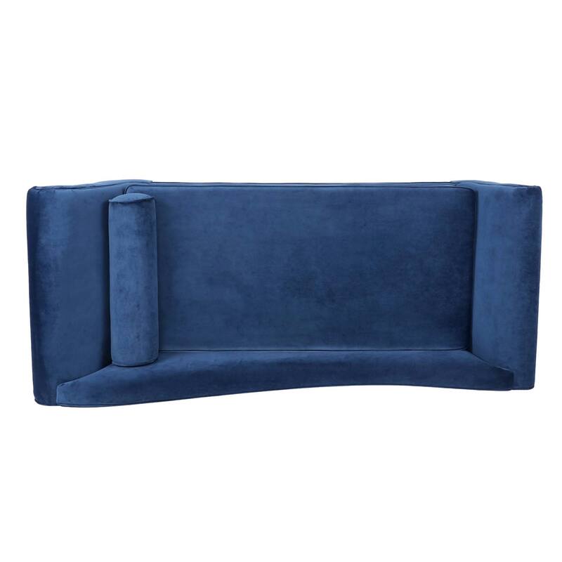 Vintage Chaise Lounge with Scroll Arms by Christopher Knight Home