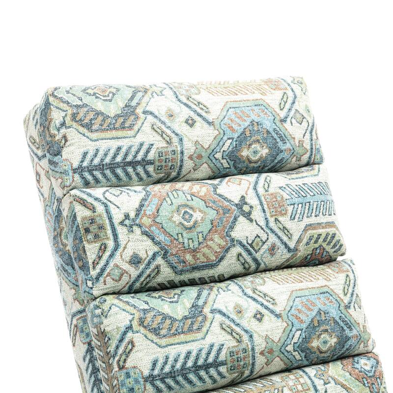 Linen Chaise Lounge Indoor Chair, Modern Long Lounger for Office or Living Room
