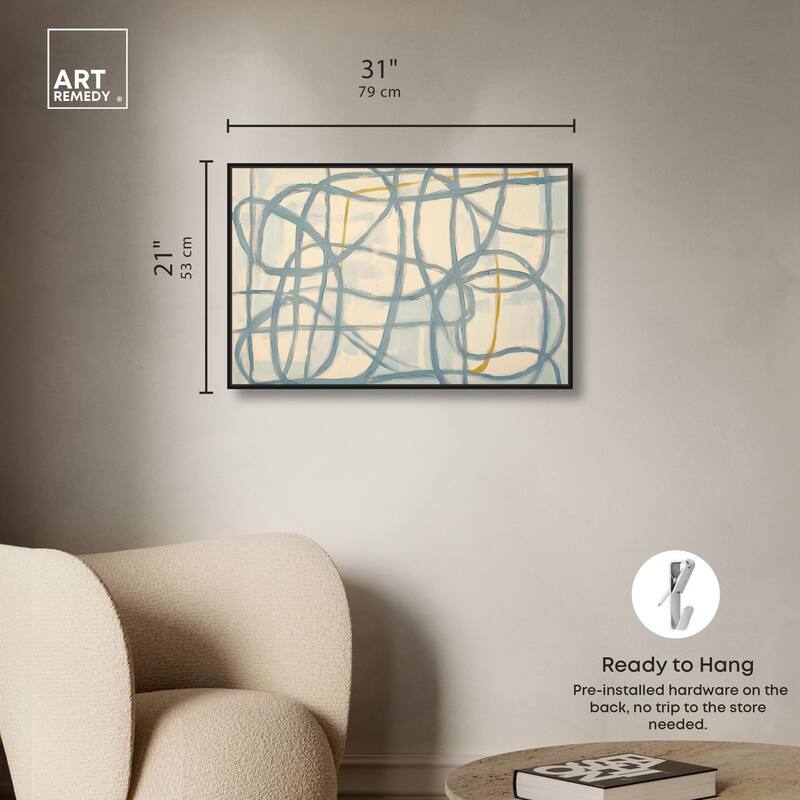 Unbroken Line II Canvas by Art Remedy