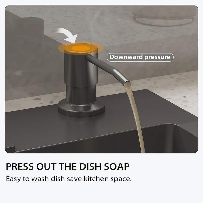 Single Bowl Kitchen Workstation Sink w/Accessories Kit 9 Accessories