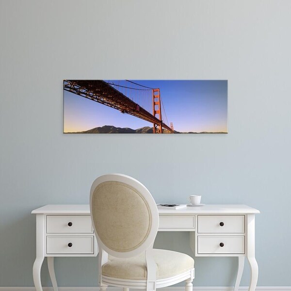 Easy Art Prints Panoramic Images's 'Golden Gate Bridge, San Francisco, Marin County, California' Canvas Art