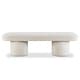 preview thumbnail 1 of 14, Poly & Bark Este Bench - Boucle Mid Century Modern