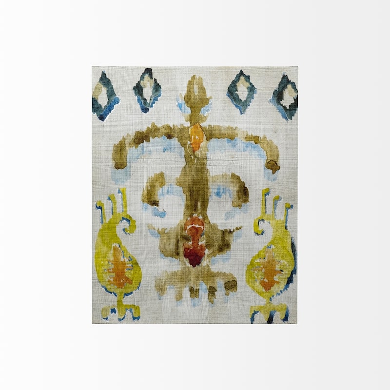 Bohemian Ikat III (28 x 35) Canvas Art Print