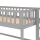 preview thumbnail 21 of 22, Twin Low Loft Bed with Ladder & Slide, White