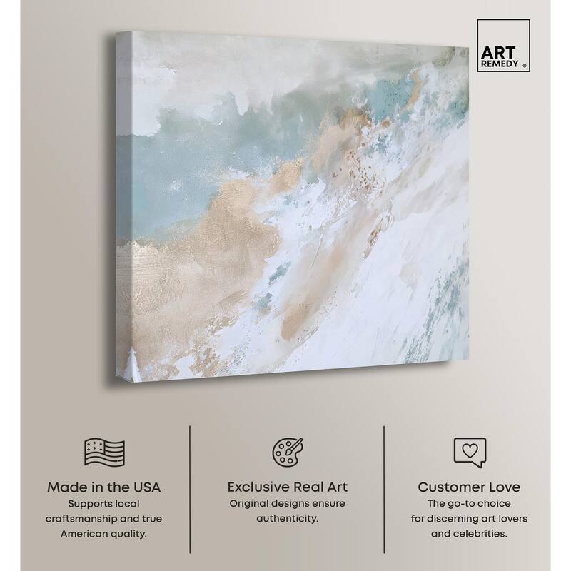 Sandy Mirage Canvas by Art Remedy, Gallery Wrapped