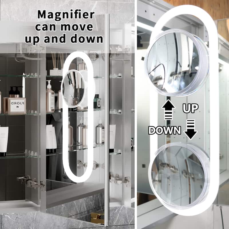 Modland 24"x32" Lighted Medicine Cabinet with Anti-Fog Mirror & Blum Hinge