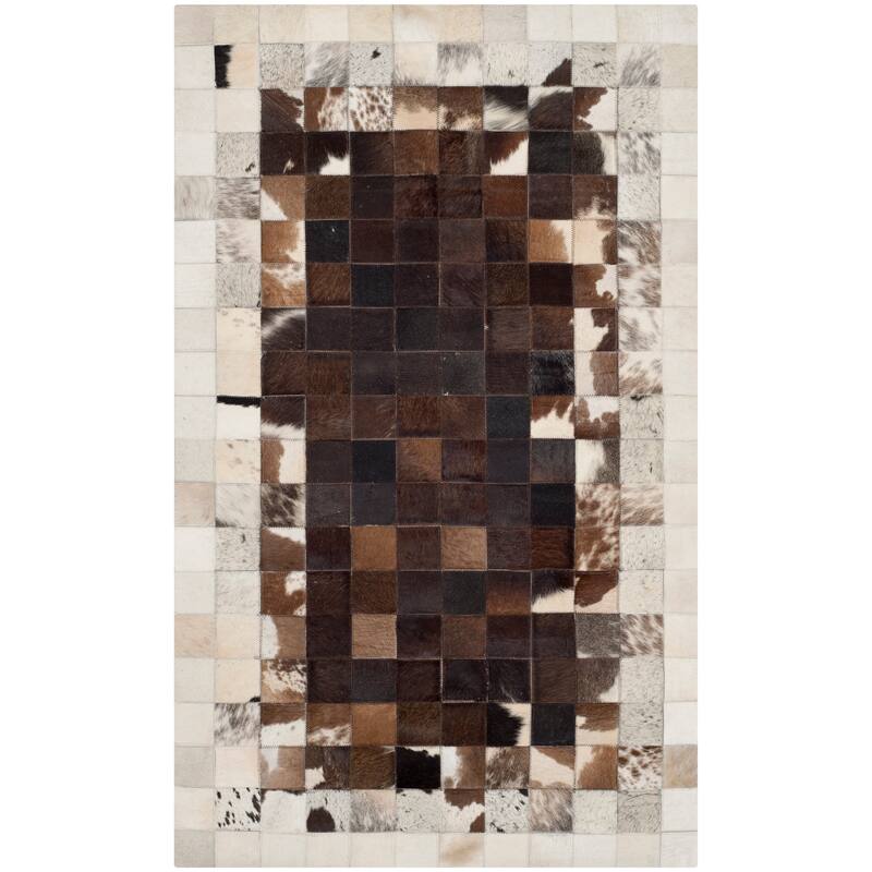 SAFAVIEH Handmade Studio Leather Jillian Modern Leather Rug