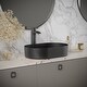 preview thumbnail 6 of 18, Karran Cinox Stainless Steel Oval Vessel Sink