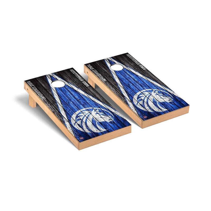 Fayetteville State FSU Broncos Triangle Cornhole Board Set